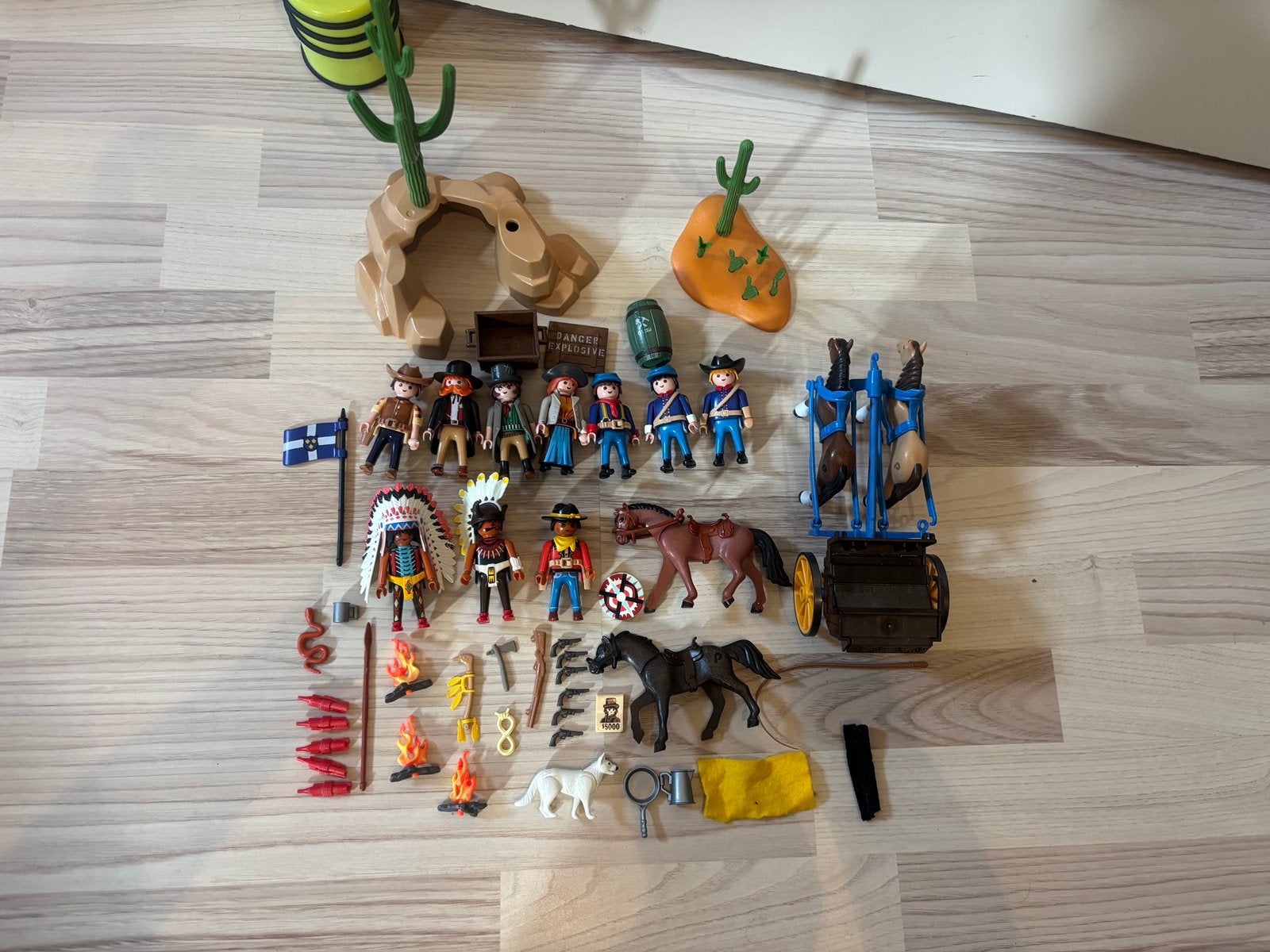 Playmobil comboys en indianen, Kinderen en Baby's, Speelgoed | Playmobil, Ophalen, Losse onderdelen, Zo goed als nieuw, Country