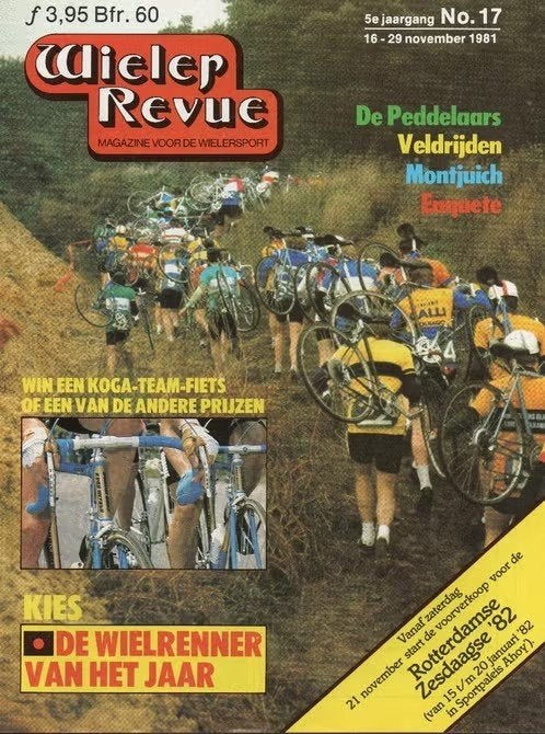Tijdschrift Wieler Revue Peddelaars Hoogeveen Zoetemelk 1981, Verzamelen, Ophalen of Verzenden, Zo goed als nieuw