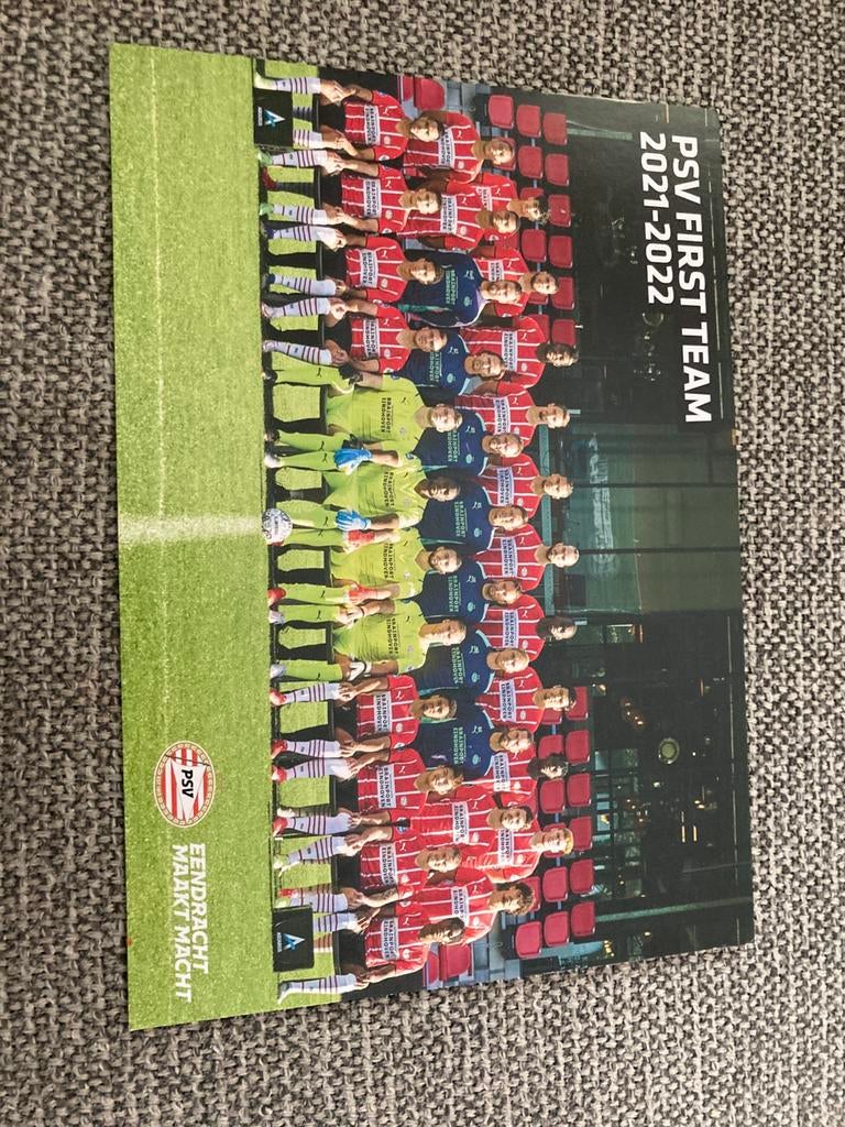 FOTOKAART PSV 21-22, Ophalen of Verzenden, Zo goed als nieuw, PSV, Spelerskaart