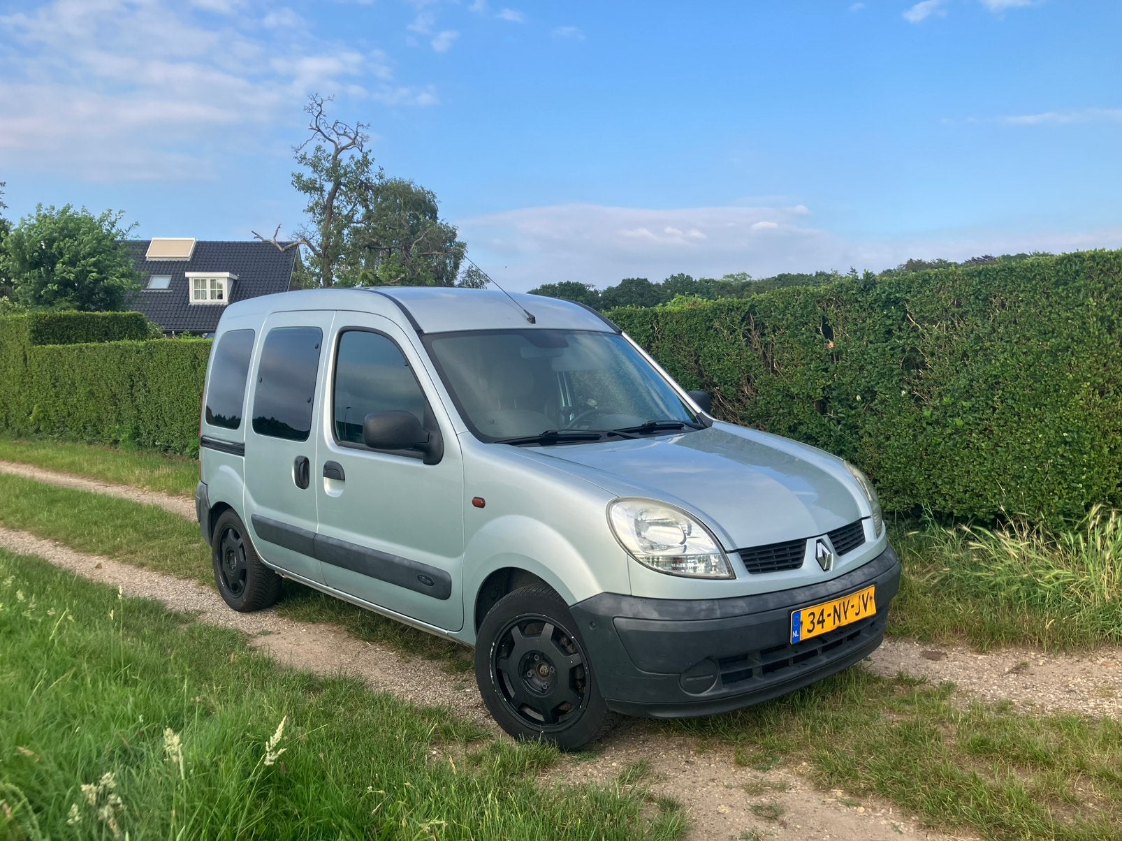 Renault Kangoo 1.2 16V Breed Auth 2005 2004 Grijs, Auto's, Renault, Particulier, Kangoo, Benzine, D, MPV, Handgeschakeld, Origineel Nederlands