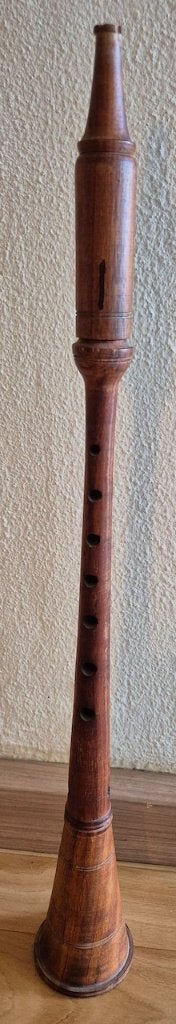 Shawm of Rauschpfeife blaasinstrument., Ophalen of Verzenden, Gebruikt, Houtblazer