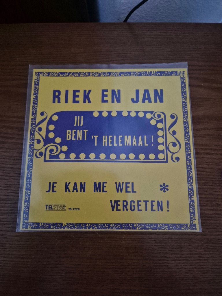 Riek en Jan, Ophalen of Verzenden, Zo goed als nieuw, 7 inch, Levenslied of Smartlap