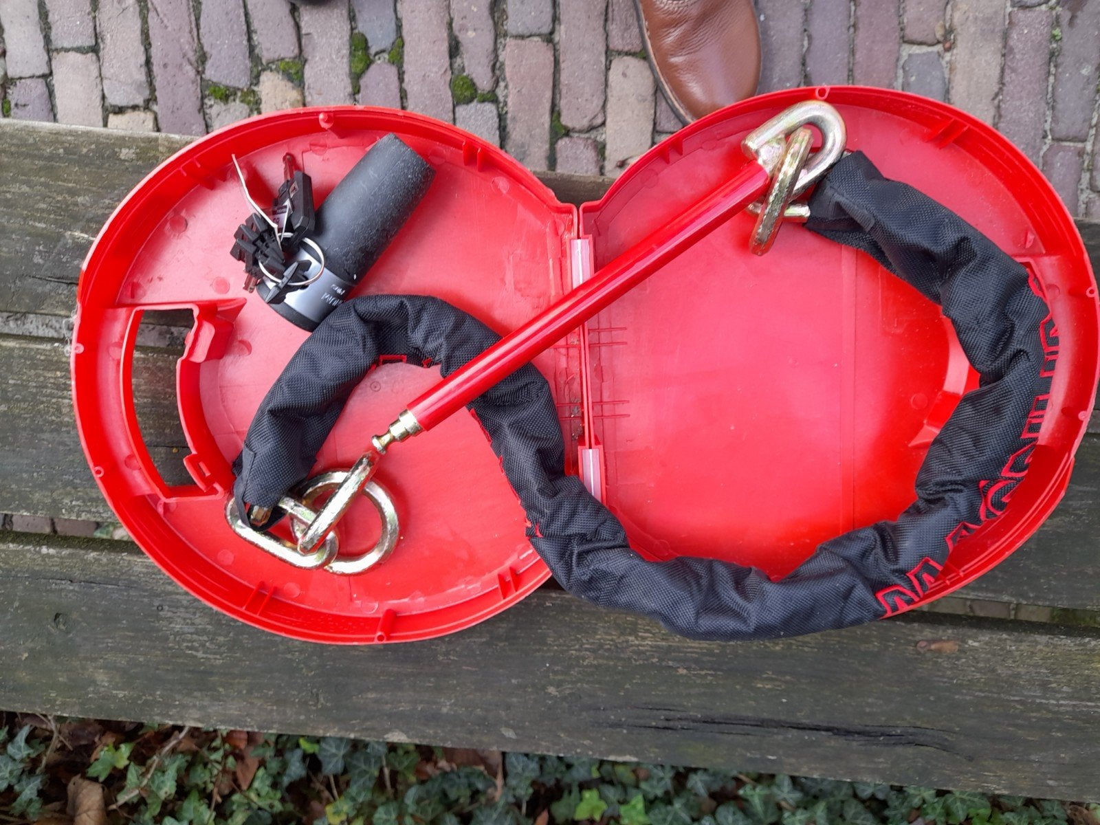 DoubleLock Loop Chain anti-diefstal ketting, Ophalen of Verzenden, Gebruikt