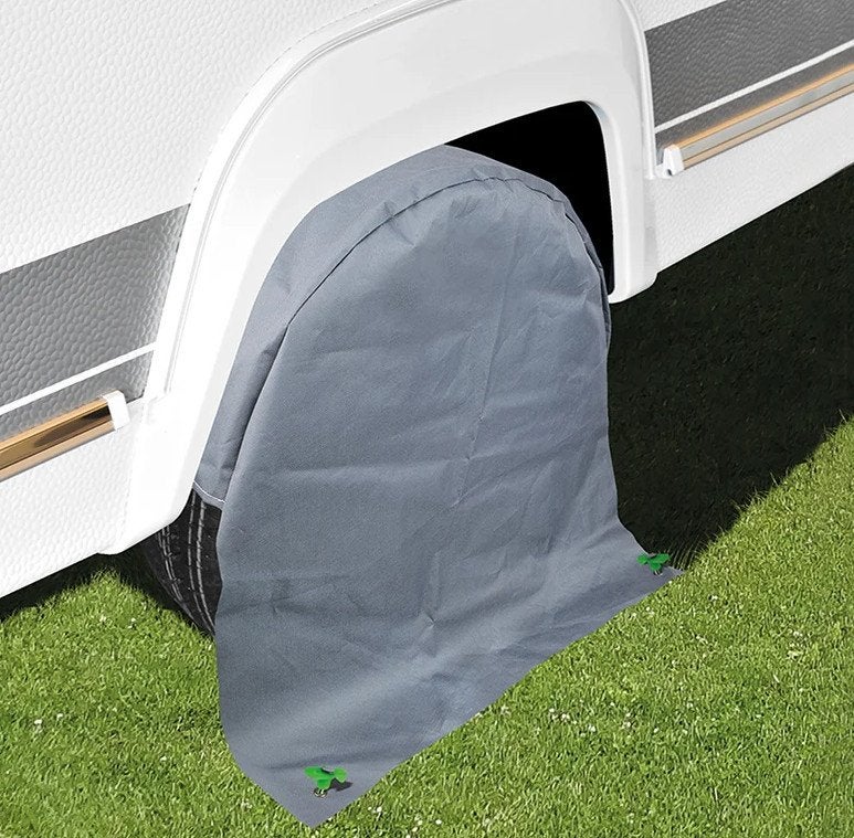 Wielhoes grijs geschikt voor banddiameter van 65 cm, Buurserstraat 15 A, 7481 EG,Haaksbergen, Ophalen of Verzenden, Info@123CamperOnderdelen.nl