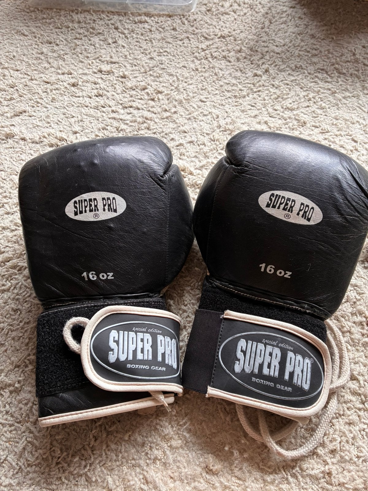 Bokshandschoenen Super Pro 16 OZ, Maat L, Ophalen of Verzenden, Zo goed als nieuw, Overige