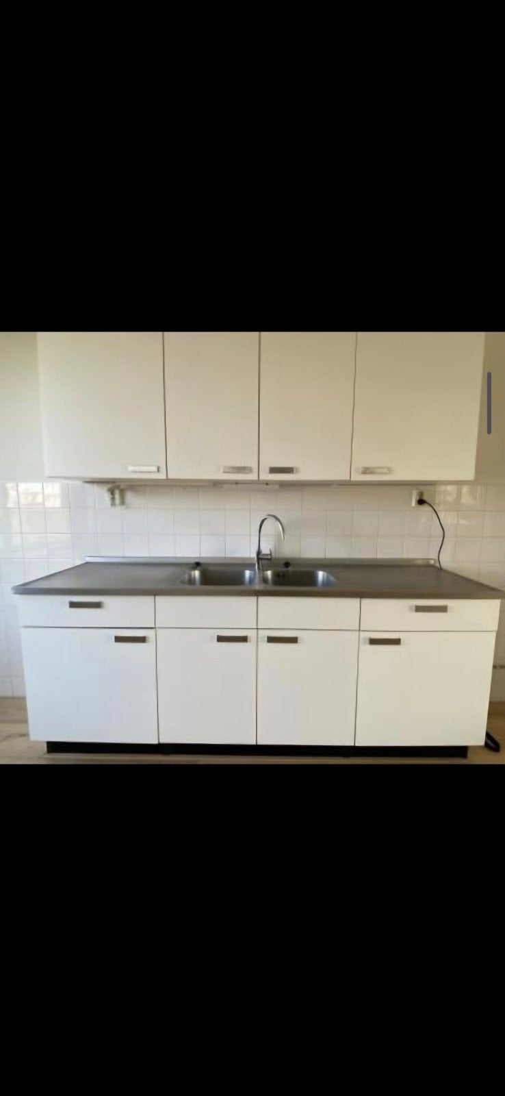 Witte keuken te koop/ gedemonteerd, Huis en Inrichting, Ophalen, Gebruikt, Wit