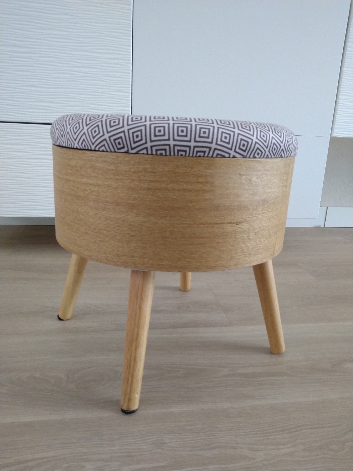 Opbergkruk Home Creation - 40 cm, Huis en Inrichting, Ophalen, Zo goed als nieuw, Hout
