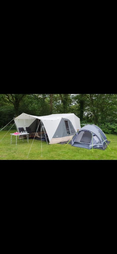 vouwwagen combi camp flexi te koop, Caravans en Kamperen, Vouwwagens, Ophalen, Combi-Camp, Tot en met 6, Grijs