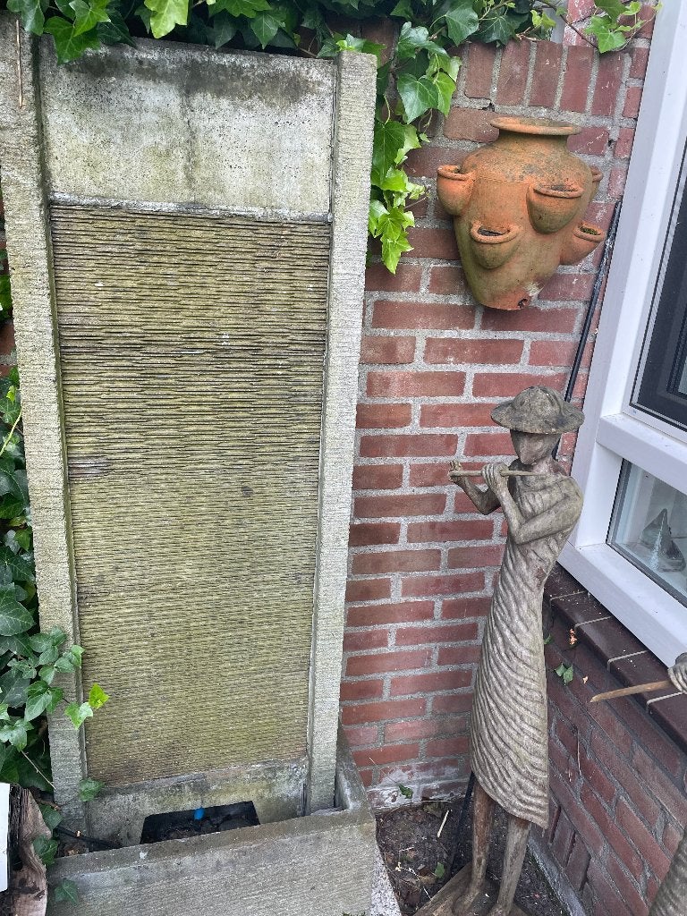 155cm Fontein waterval beton, Ophalen, Gebruikt, Beton, Fontein