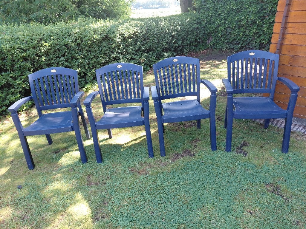 Hartman tuinstoellen + tafel, Ophalen, Gebruikt, Kunststof