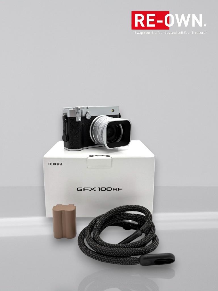 Fujifilm GFX100RF Silver “MINT” + extra’s Fuji GFX 100RF, ., Compact, Ophalen of Verzenden, Zo goed als nieuw