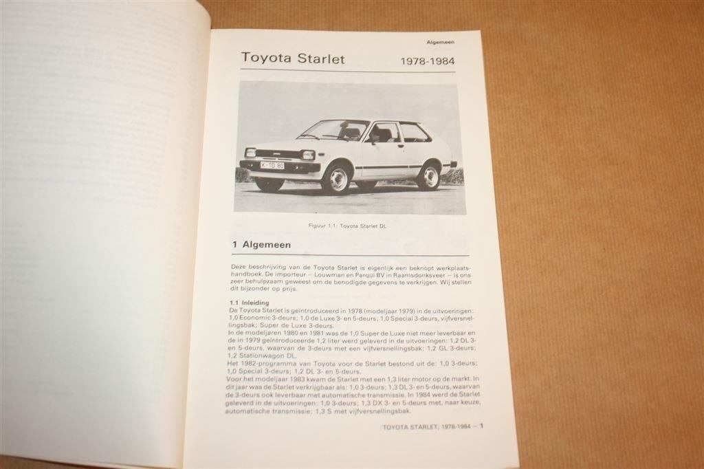 Vraagbaak Toyota Starlet - Modellen 1978-1984 - P.H. Olving, Ophalen of Verzenden