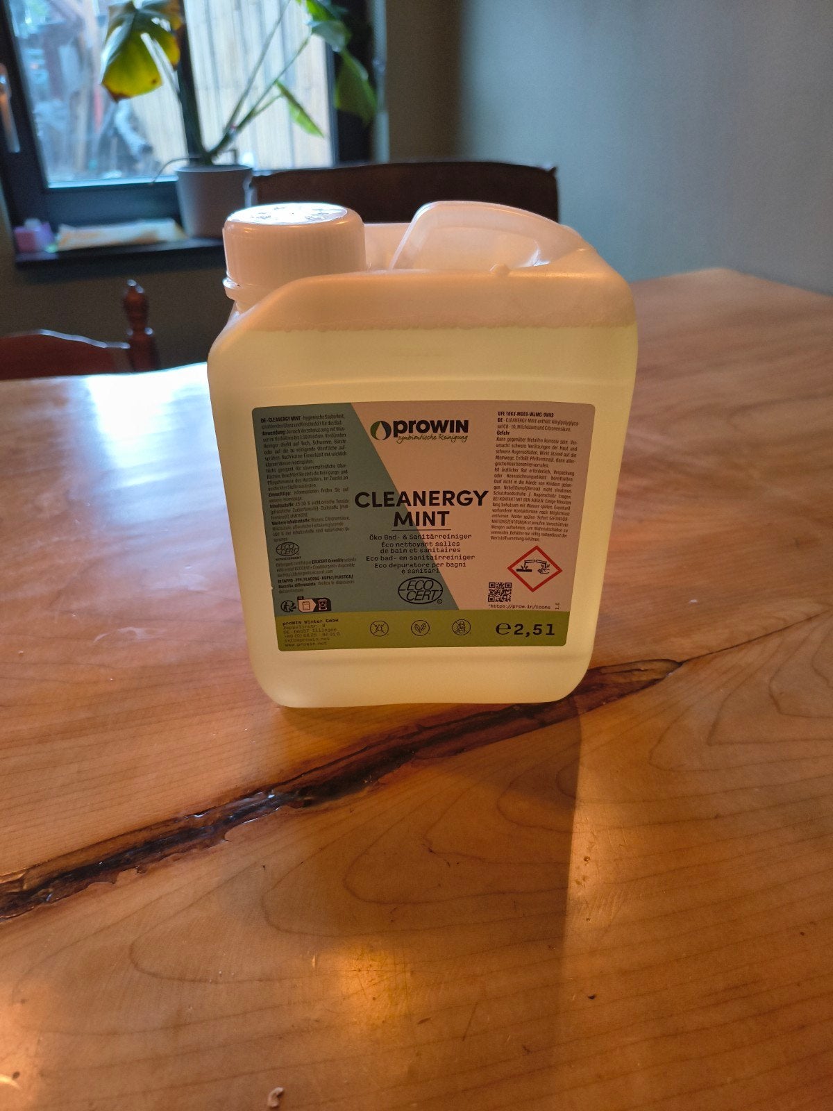 Prowin cleanergy mint 2,5 liter, Ophalen of Verzenden, Schoonmaakmiddel