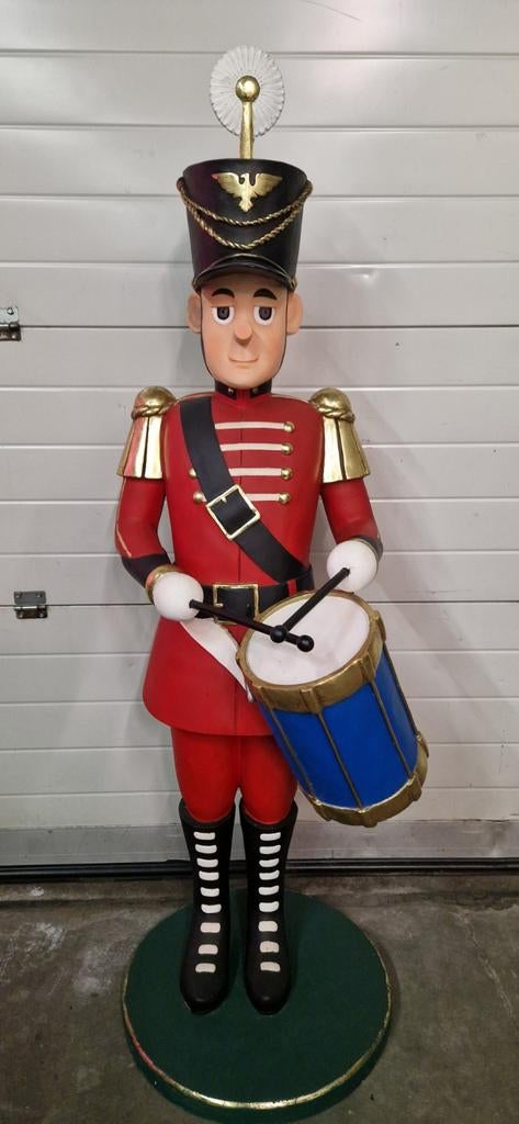 Drummer soldaat beeld -- 171cm, Ophalen