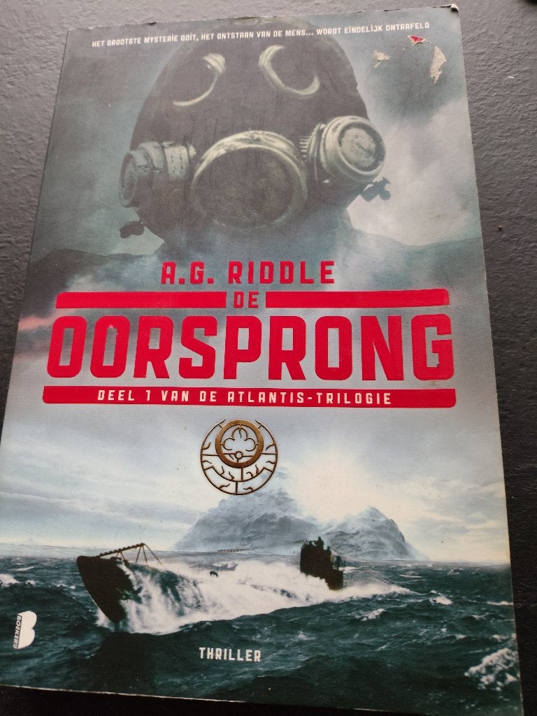 A.G. Riddle De Oorsprong deel 1 vd Atlantis trilogie, Boeken, Ophalen of Verzenden