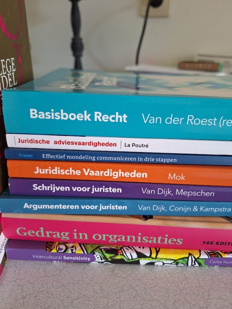Studieboeken HBO SJD/Rechten 1ejaars, Boeken, Ophalen, Alpha, Zo goed als nieuw, HBO