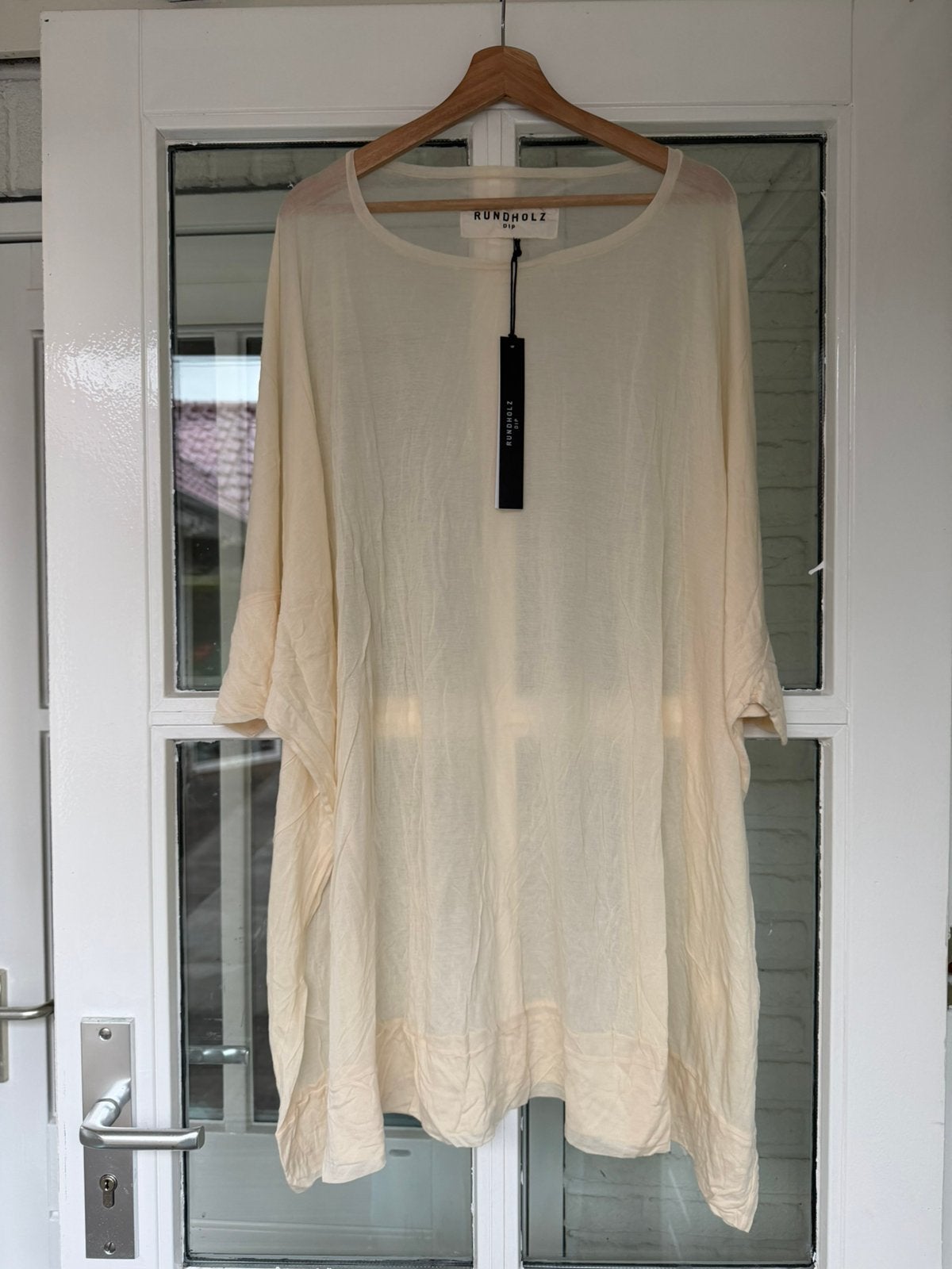 Greige jurk/tuniek Rundholz Dip maat XL, Maat 46/48 (XL) of groter, Rundholz, Nieuw, Wachtendonk