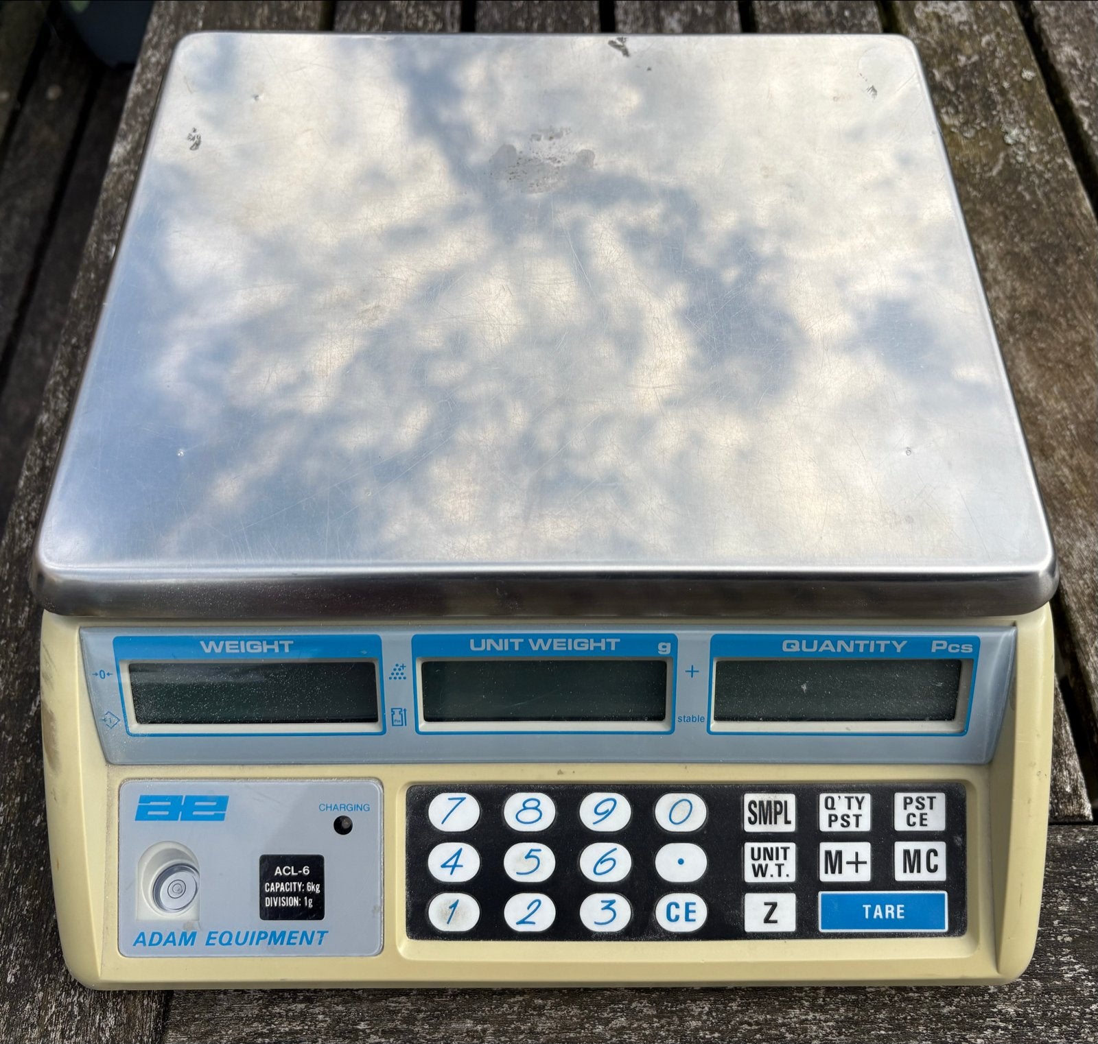 Telweegschaal Adam Equipment ACL-6, Ophalen, 1 tot 500 gram, Digitaal, Overige typen