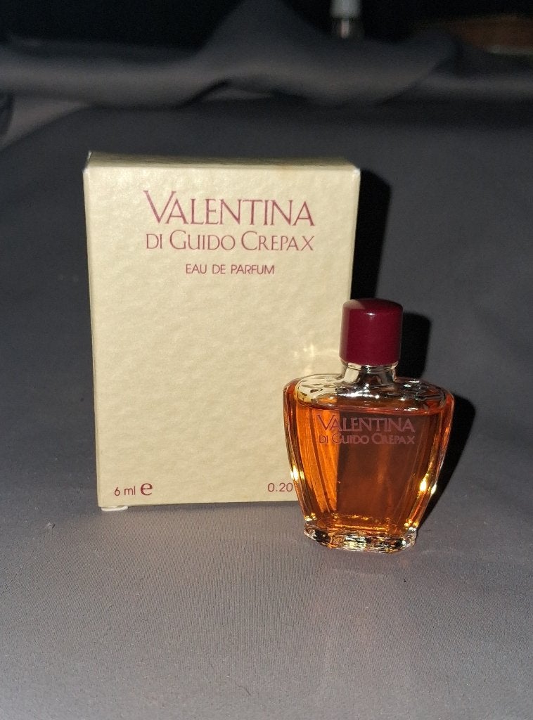 Volle parfum mini -  Valentina di guido crepax + doosje, Ophalen of Verzenden, Zo goed als nieuw, Miniatuur, Gevuld