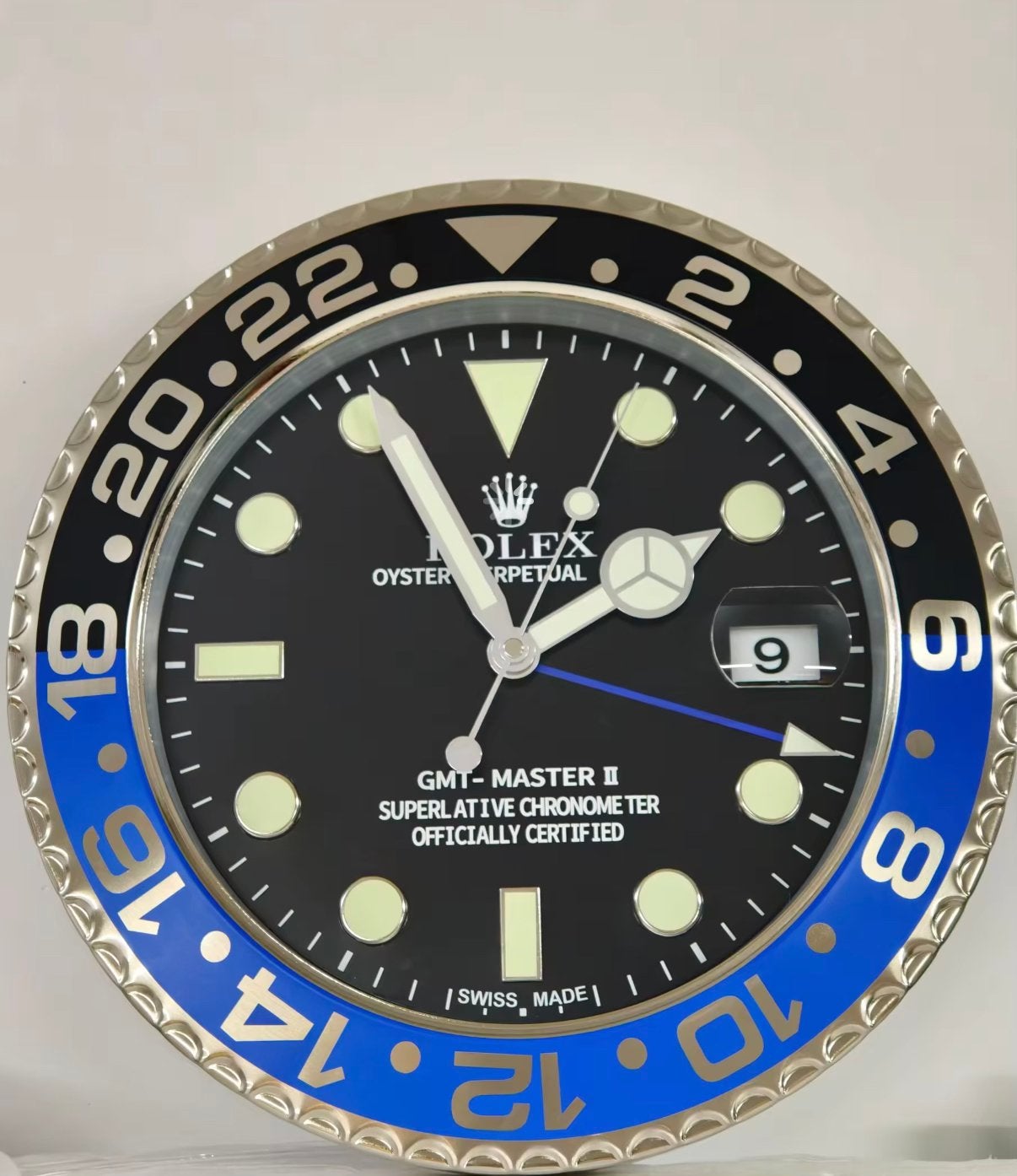 Rolex Wandklok, Ophalen of Verzenden, Zo goed als nieuw, Wandklok