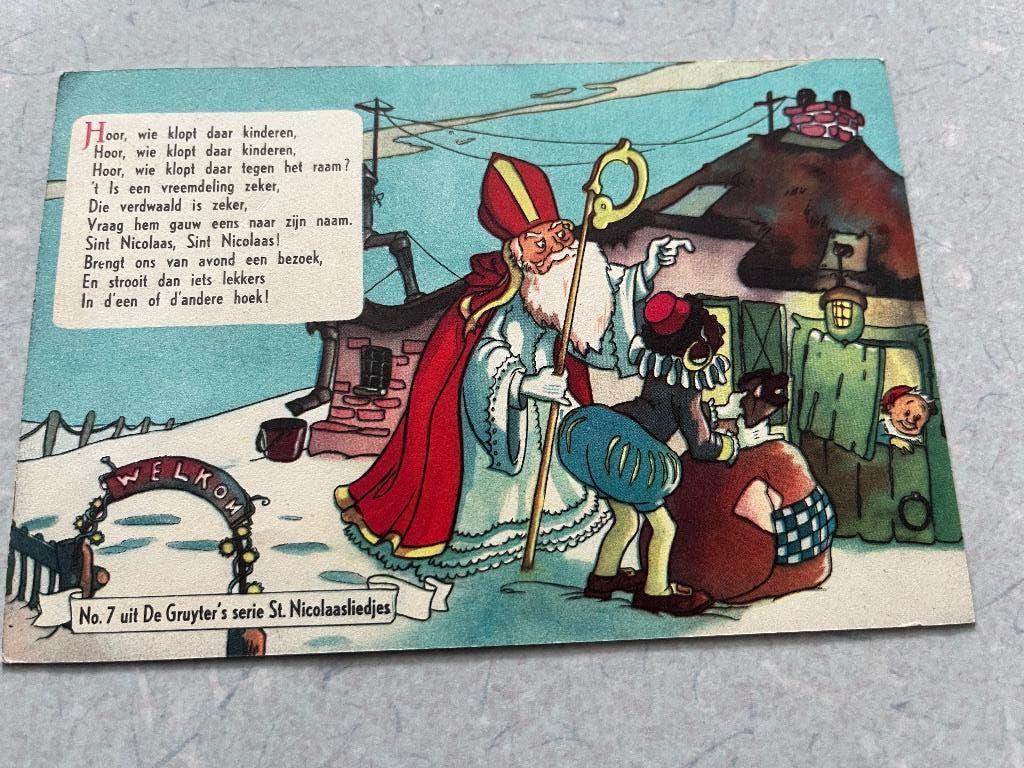 de Gruyter Sint Nicolaas reclameprentje, Verzamelen, Merken en Reclamevoorwerpen, Ophalen of Verzenden, Zo goed als nieuw, Overige typen