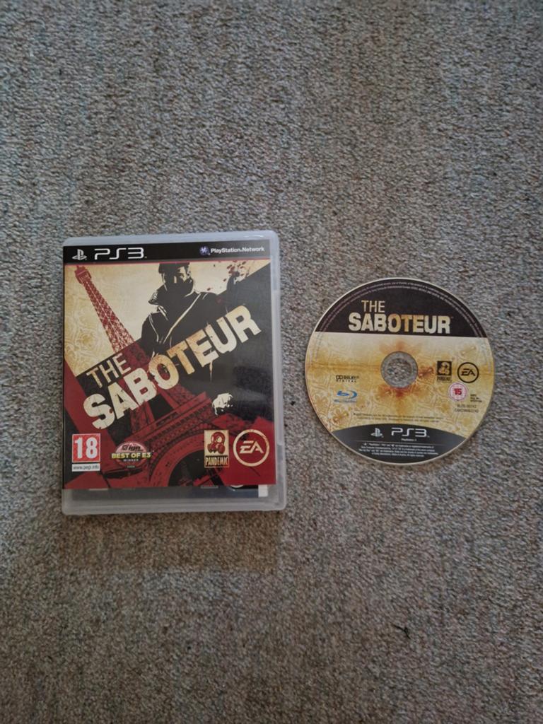 The Saboteur PS3 - Actie-avontuur in bezet Parijs, Gebruikt, Vanaf 18 jaar, 1 speler, Ophalen