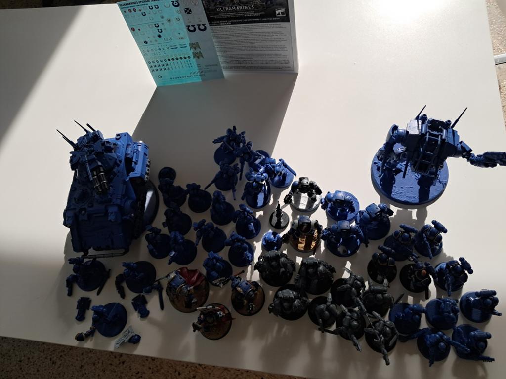 Warhammer 40k ultramarines 1375 punten, Hobby en Vrije tijd, Wargaming, Gebruikt, Figuurtje(s), Ophalen of Verzenden, Warhammer 40000