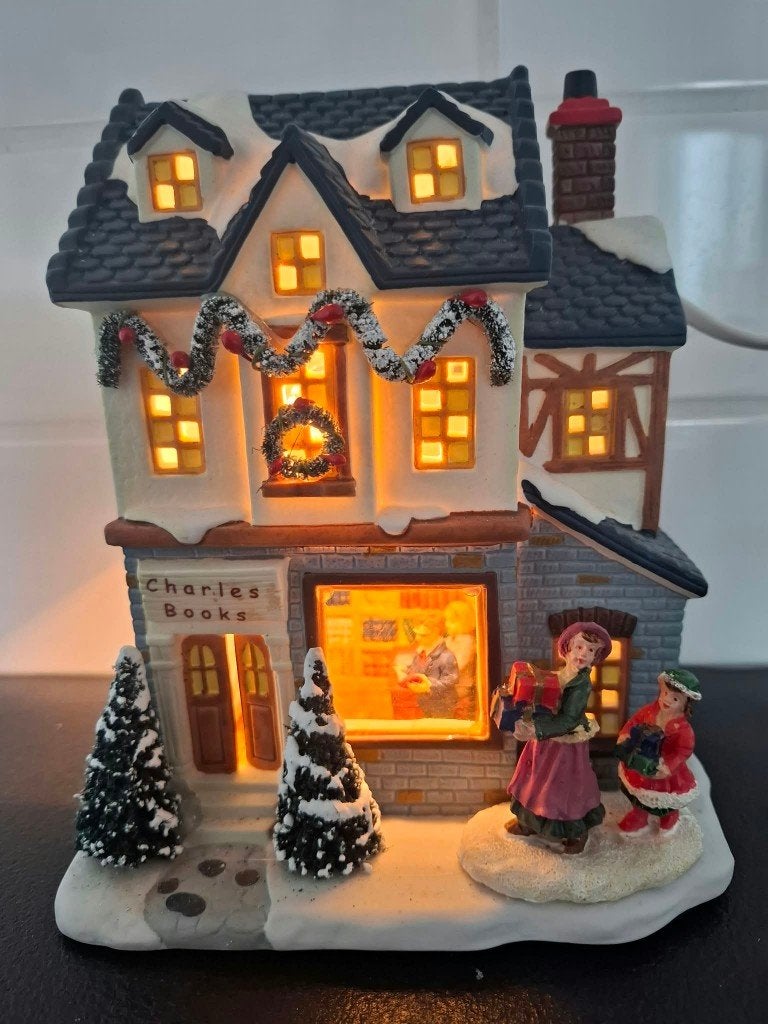 Dickensville Charles Books Kerstdorp, Ophalen of Verzenden, Zo goed als nieuw