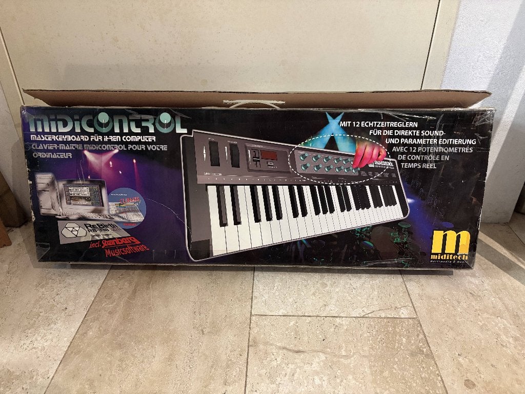 Midi keyboard, Ophalen, Gebruikt