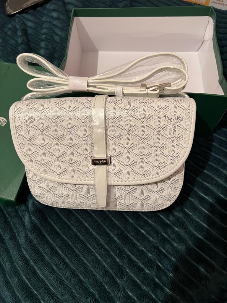 Goyard Schoudertasje Wit - Nieuw met doos, Sieraden, Tassen en Uiterlijk, Tassen | Schoudertassen, Ophalen of Verzenden, Nieuw