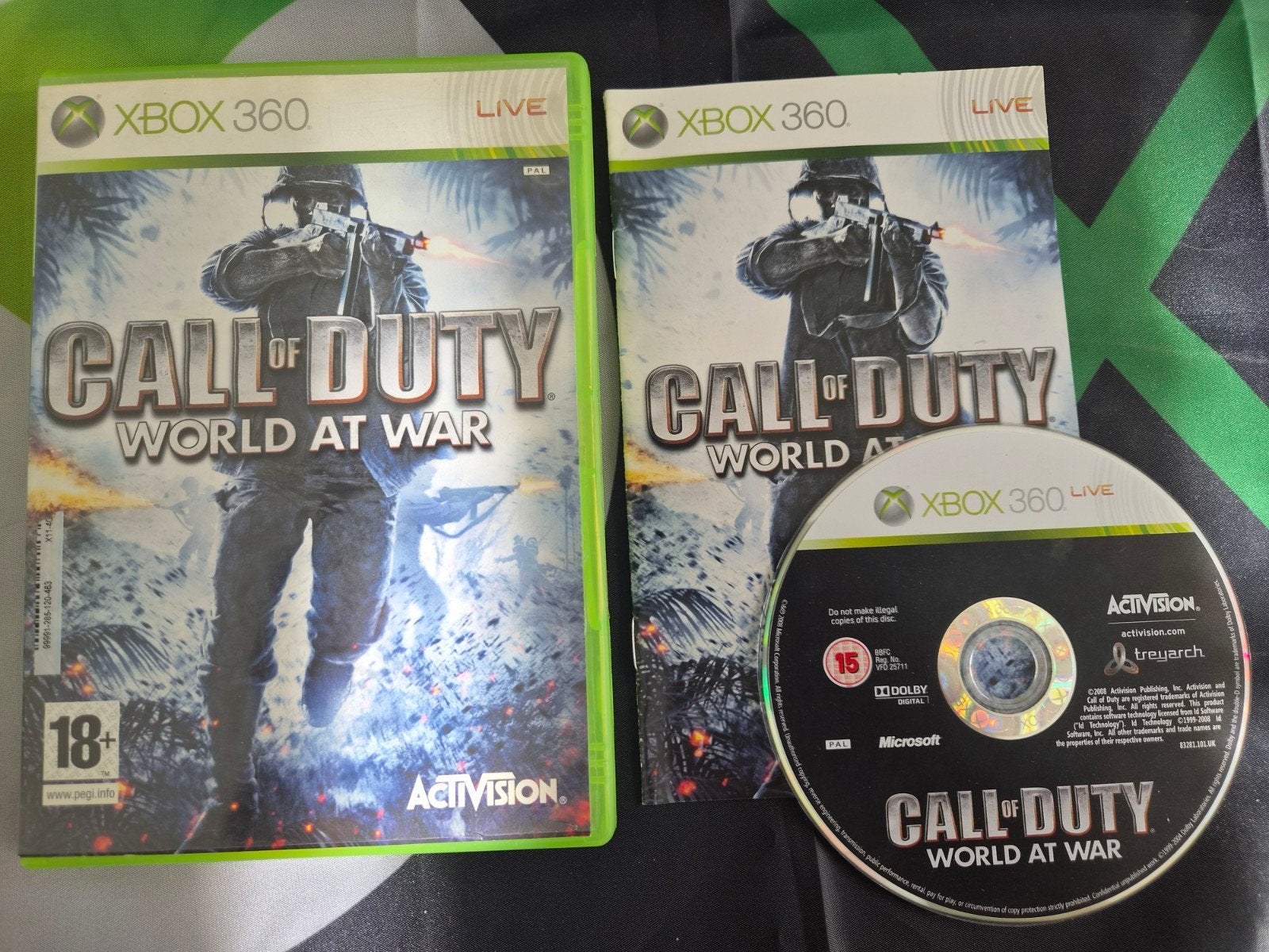 Call Of Duty World At War, Spelcomputers en Games, Gebruikt, Vanaf 18 jaar, Shooter, Verzenden