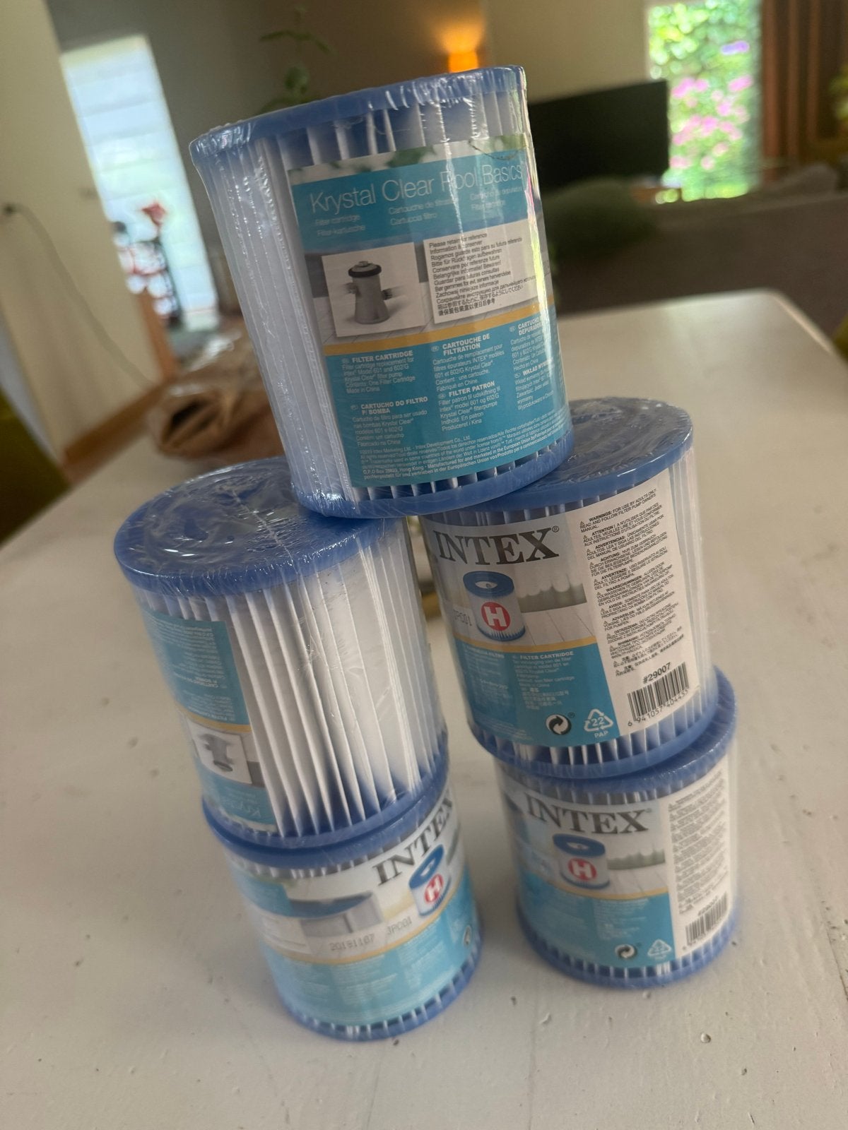Nieuwe Intex Krystal Clear filterpatronen (5 stuks), Tuin en Terras, Zwembad-toebehoren, Ophalen, Nieuw, Filter