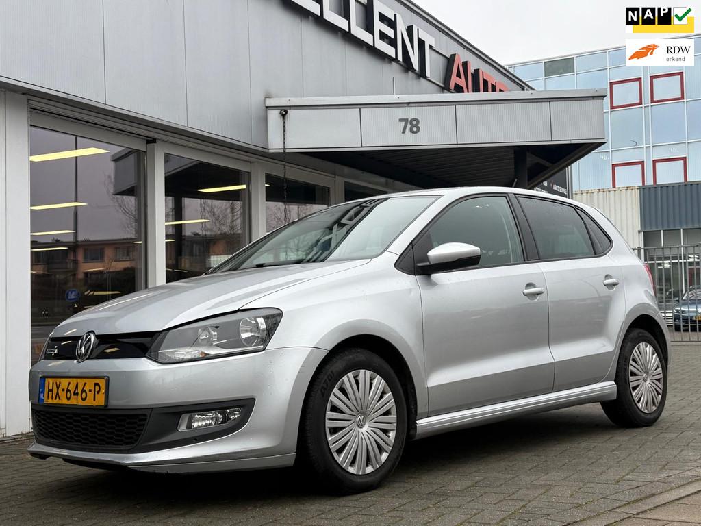 Volkswagen Polo 1.0 BlueMotion Edition|Navigatie|Airco, Auto's, Voorwielaandrijving, Stof, 95 pk, Origineel Nederlands