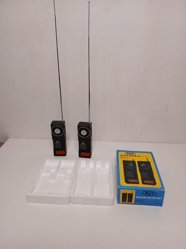 Vintage evt walkie talkie set met morse code, Ophalen of Verzenden