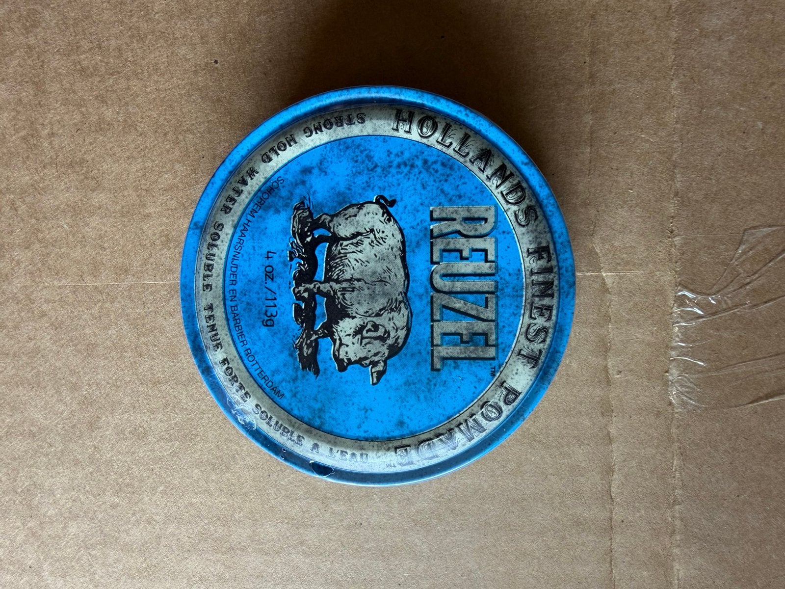 Reuzel - Pomade Blauw - 113 gram, Ophalen of Verzenden, Nieuw, Gel, Wax, Haarlak of Mousse