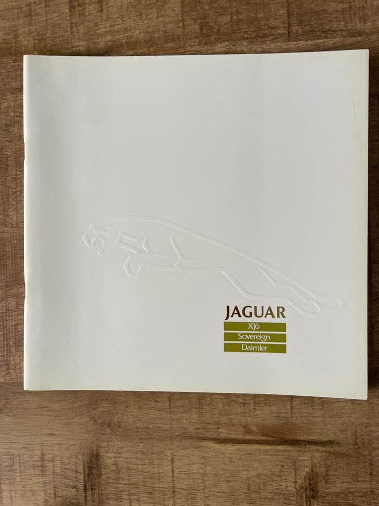 Jaguar XJ6 - Sovereign - Daimler - brochure / autofolder, Ophalen of Verzenden, Gelezen, Overige merken