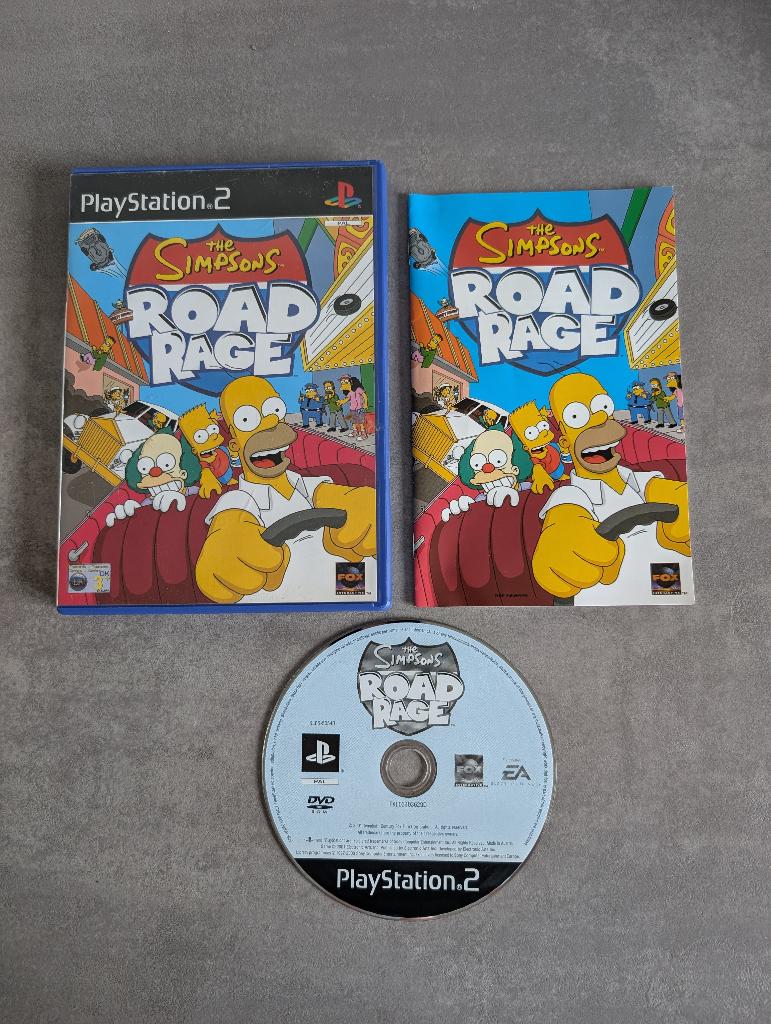The simpsons road rage PS2, Spelcomputers en Games, Vanaf 18 jaar, 1 speler, Racen en Vliegen, Ophalen of Verzenden