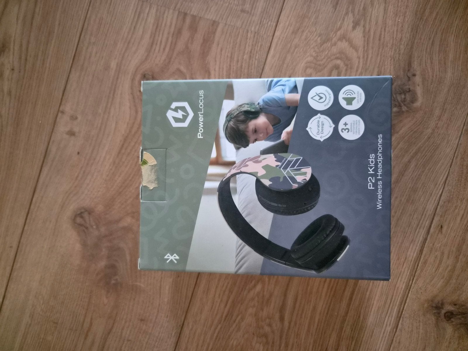 PowerLocus P2 Kids Draadloze Koptelefoon - Nieuw!, Draadloos, Nieuw, Over-ear, Zwart