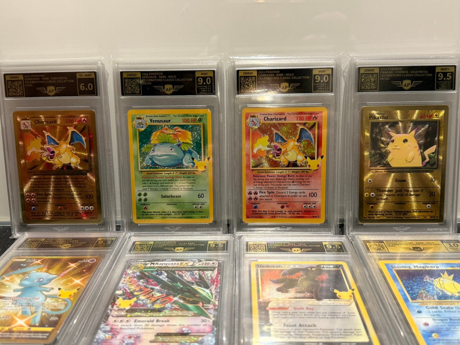 Pokémon Celebrations Master Set + 8 AP Graded & McDonalds, Ophalen of Verzenden, Zo goed als nieuw, Meerdere kaarten