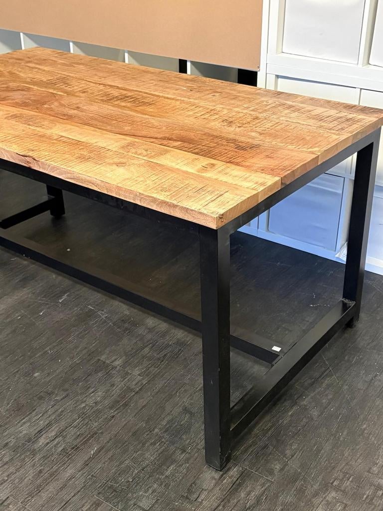 Eettafel, Huis en Inrichting, Tafels | Eettafels, Ophalen, 50 tot 100 cm, Zo goed als nieuw, 150 tot 200 cm