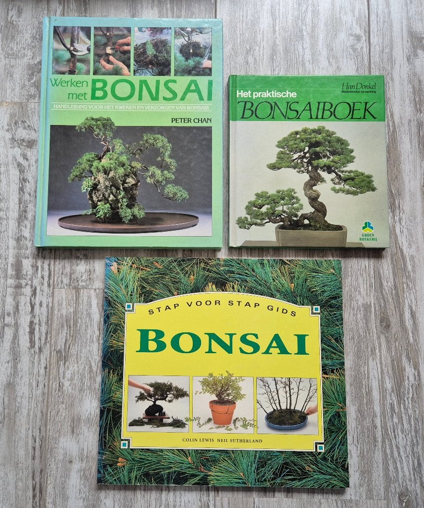 3x Bonsai boeken, Boeken, Ophalen of Verzenden, Zo goed als nieuw, Donkel, Tuinieren en Tuinplanten