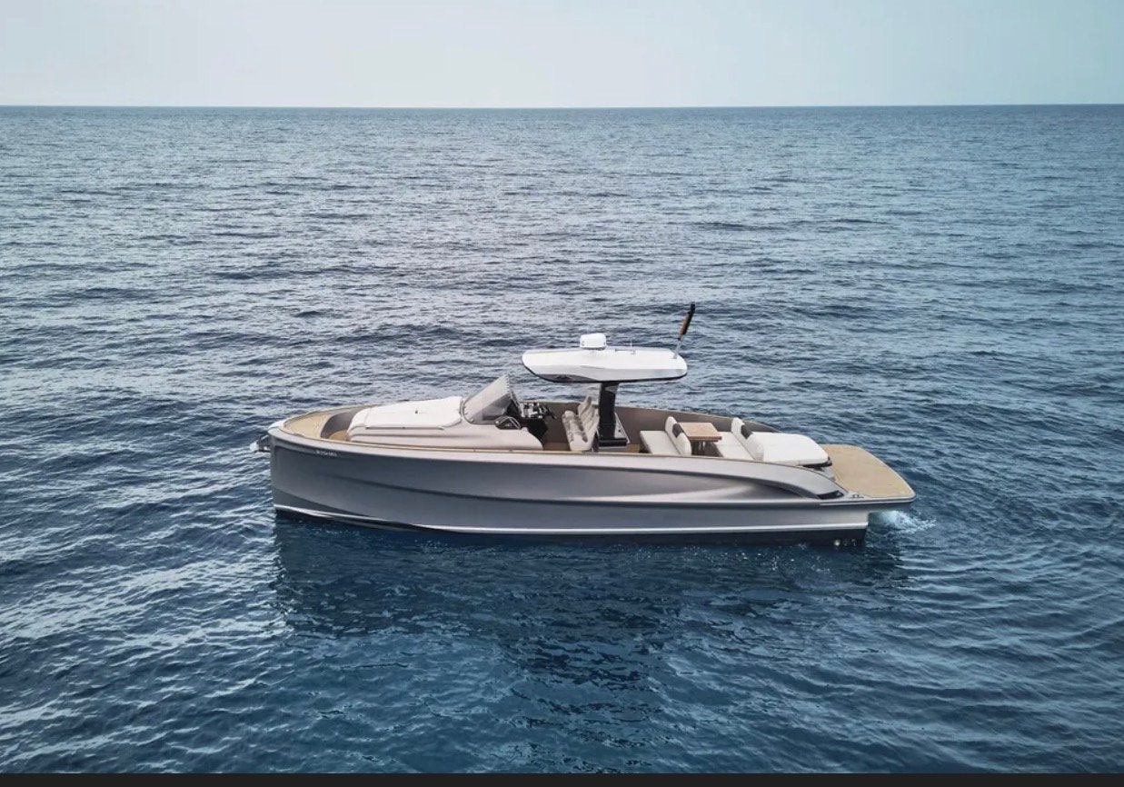 Solaris polaris 40 open grijs , alle opties., Ophalen, Binnenboordmotor, Diesel, Polaris