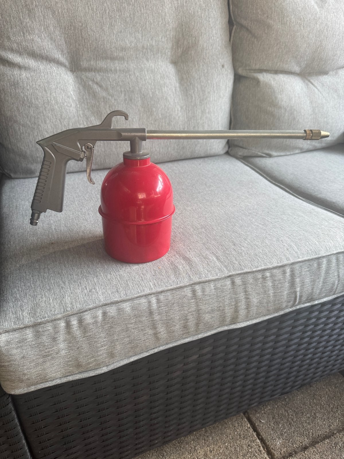 Olie spuit, 25 tot 100 liter, Ophalen, Zo goed als nieuw, Minder dan 200 liter/min