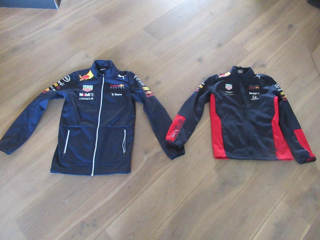 2x Red Bull Racing Max Verstappen Soft shell jas Mt XS + 164, Ophalen of Verzenden, Zo goed als nieuw, Formule 1