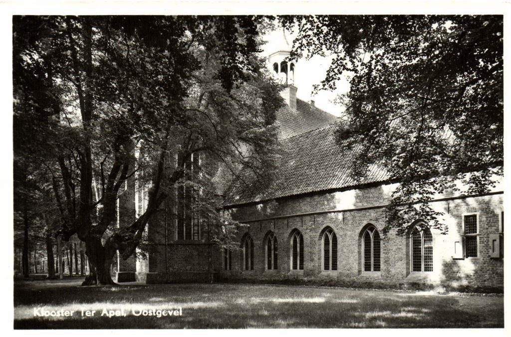 Klooster Ter Apel, Oostgevel - ongelopen, Ophalen of Verzenden, 1960 tot 1980, Ongelopen, Groningen