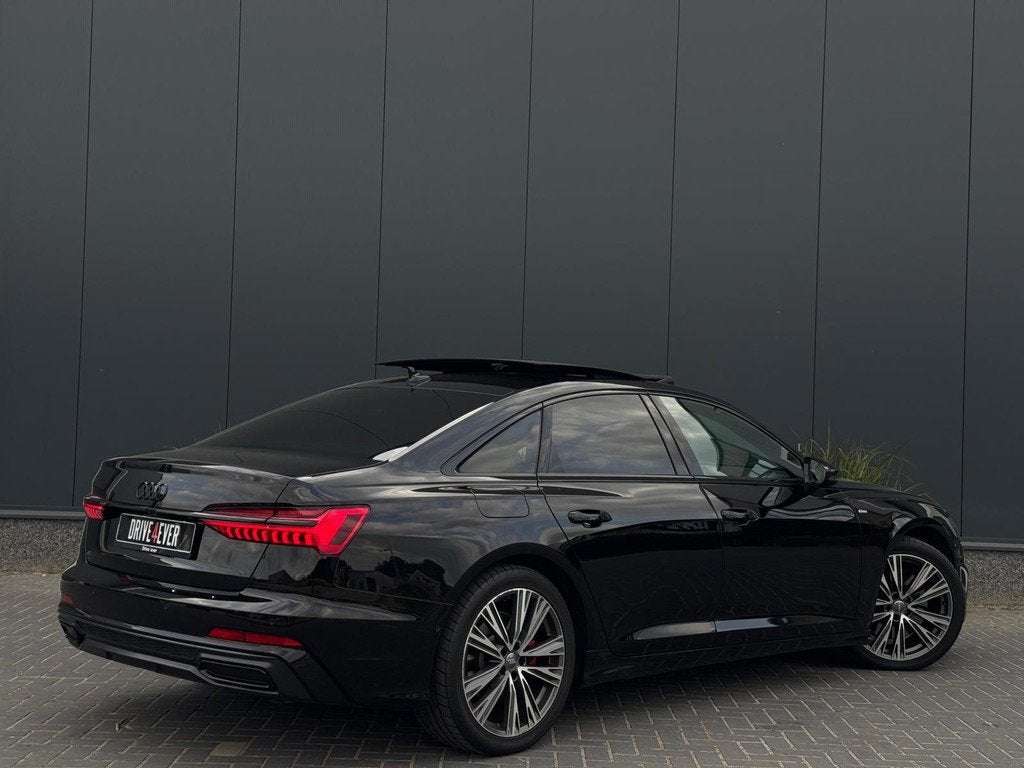 Audi A6 55 TFSI e | 3x S Line | Pano | 360 | Matrix, Auto's, Audi, Automaat, Gebruikt, Zwart, 4 cilinders