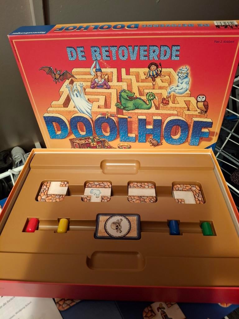 De betoverde doolhof, Hobby en Vrije tijd, Gezelschapsspellen | Bordspellen, Ophalen of Verzenden