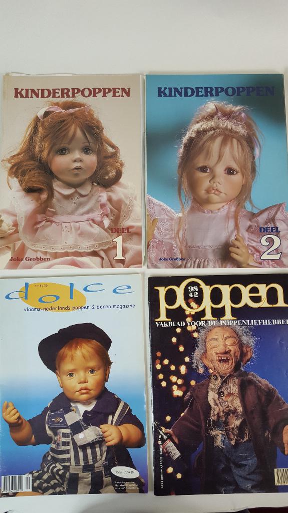 Knutselboeken Poppen Maken, vintage boeken, 5 stuks. 3A1, Ophalen of Verzenden, Gelezen, Poppen maken
