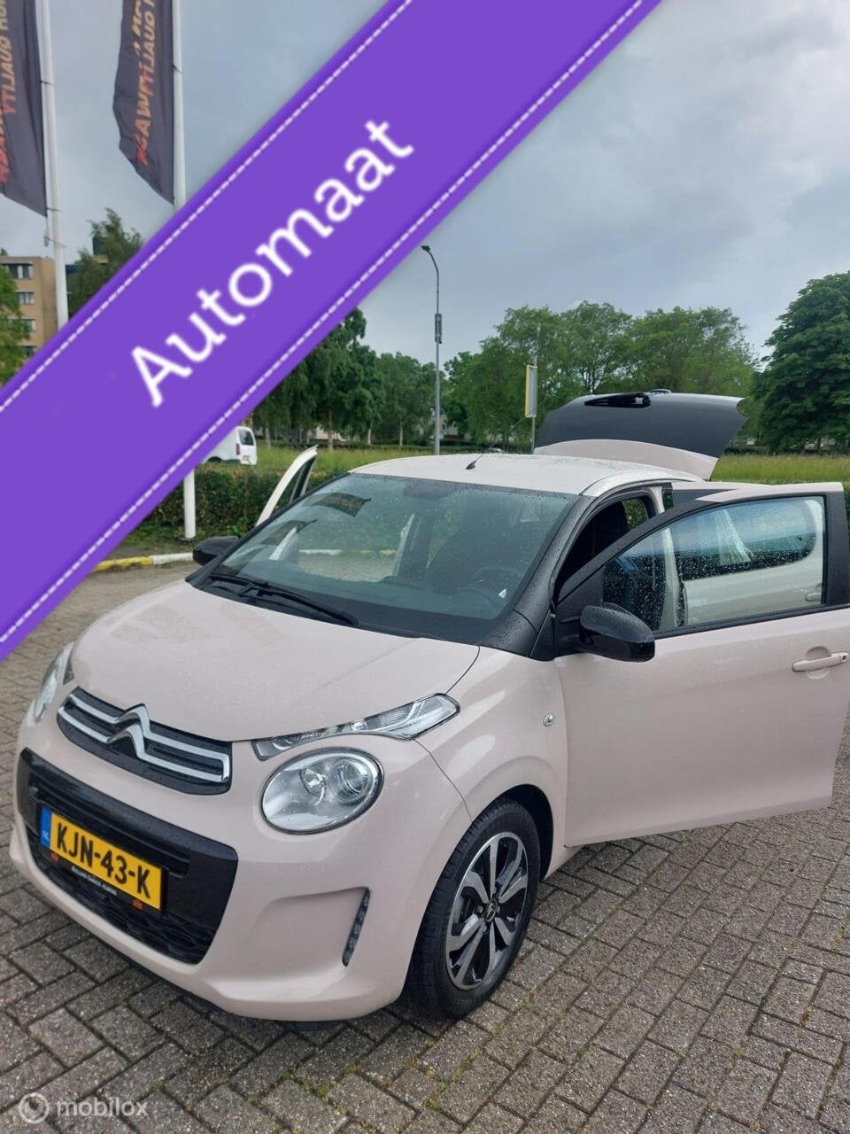 Citroen C1 1.0 VTi Airscape Shine, Auto's, Gebruikt, Euro 6, C1, 3 cilinders