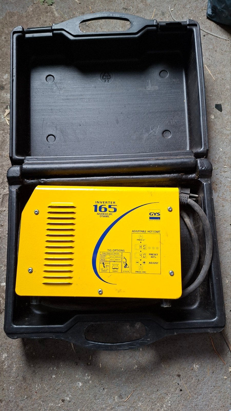 GYS Inverter 165 lasapparaat, Ophalen of Verzenden, Gebruikt, 150 tot 250 ampère, Inverter